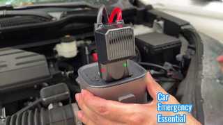 8-in-1 Car Emergency Jump Starter, SOS Warning Light, Car Vacuum Cleaner, Tire Pressure Monito